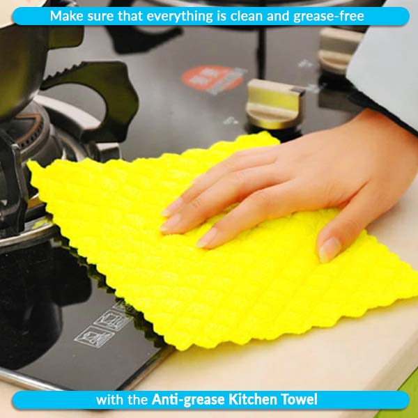 Anti-grease Kitchen Towel (5 pack)