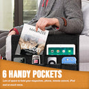 6 handy pockets