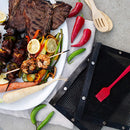 BBQ Grilling Bags (2 pcs.) with Basting Brush