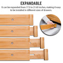 Expandable Bamboo Drawer Divider