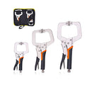 C-Clamp Locking Pliers Set