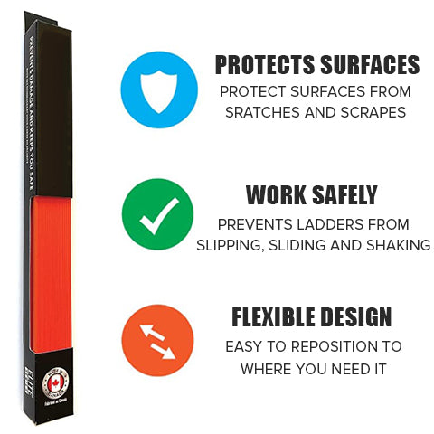 Anti-Slip Ladder Rail Cover & Stabilizer