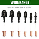 Copper Pipe Swaging Drill Bit Set
