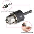 1/4" Hex Shank Drill Chuck Adapter