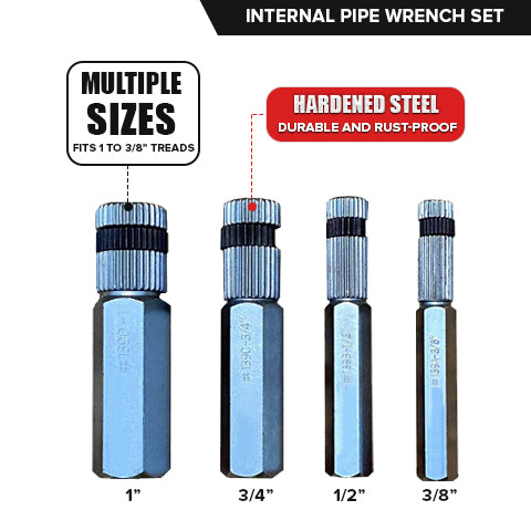 Internal Pipe Wrench Set