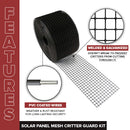 Solar Panel Mesh Critter Guard Kit