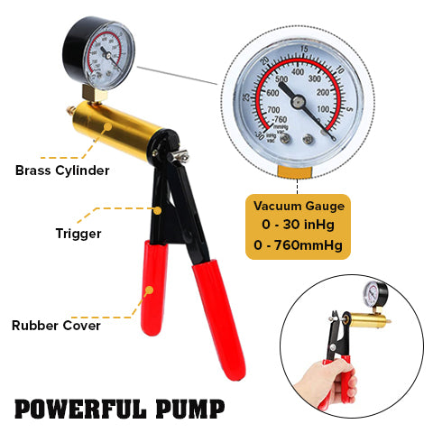 Vacuum Pump Brake Bleeder Kit