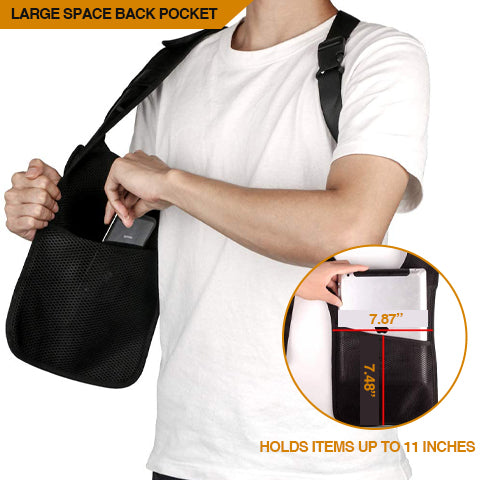 Anti-Theft Underarm Shoulder Bag holds items up to 11 inches
