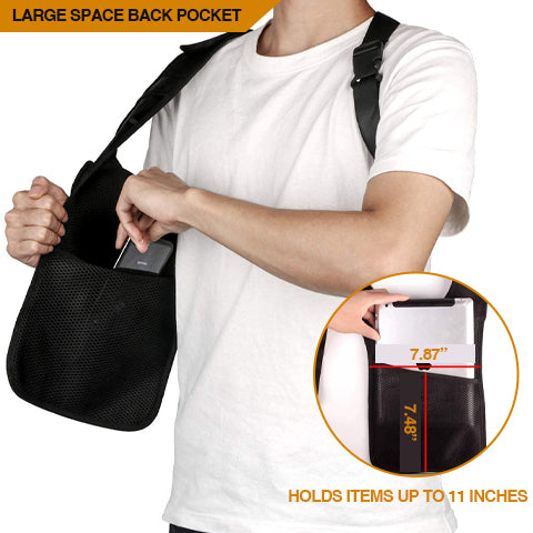 Anti-Theft Underarm Shoulder Bag holds items up to 11 inches