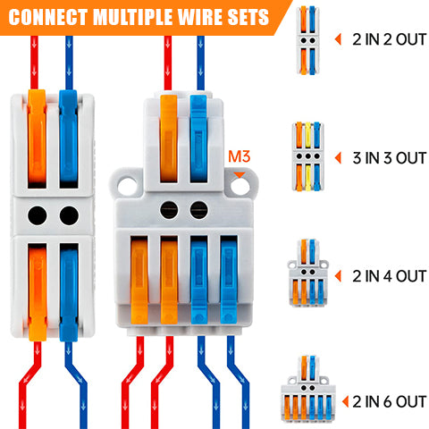 Inline Lever Wire Connector Kit