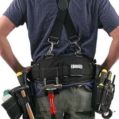 Heavy Duty Tool Belt when being worn and used 