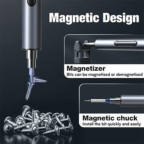 62-in-1 Mini Electric Screwdriver Set