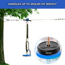 95 Foot Zip Line Kit handles up to 250 lbs of weight