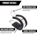 Cushioned Cable Clamps