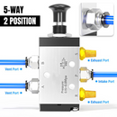 5-Way Air Solenoid Valve