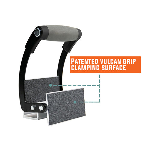 Patented Vulcan Grip Clamping Surface