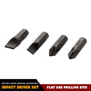 3/8-Inch Drive Manual Reversible Impact Driver Set