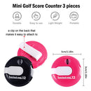 3-Pack Golf Mini Scorekeeper