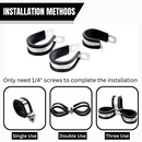 Cushioned Cable Clamps