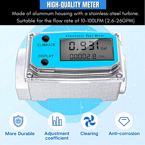 Electronic Fuel Flow Meter
