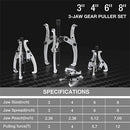 3-Jaw Gear Puller Set