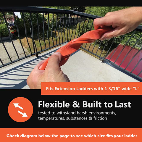 Anti-Slip Ladder Rail Cover & Stabilizer