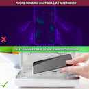 The difference of having a UV Cell Phone Sanitizer and Charger vs without