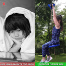 Using gadgets vs using 95 Foot Zip Line Kit 