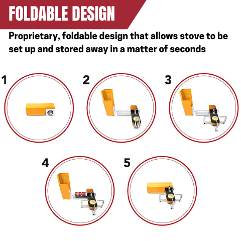 Foldable Butane Stove
