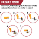 Foldable Butane Stove