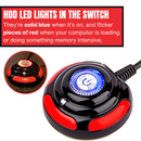 Computer Case Power Supply Reset HDD Button