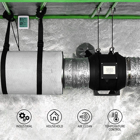 4-inch Inline Fan Complete Set