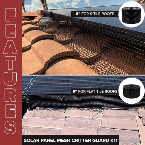 Solar Panel Mesh Critter Guard Kit