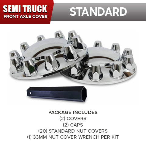 Semi Truck Front Axle Covers