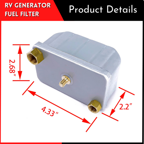 RV Generator Fuel Filter