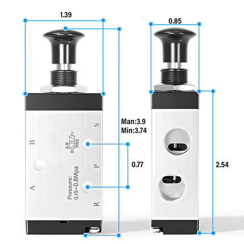 5-Way Air Solenoid Valve