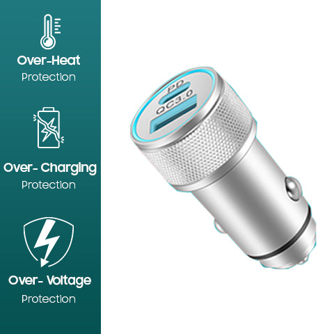 20W USB iPhone Car Charger (2-Pack)
