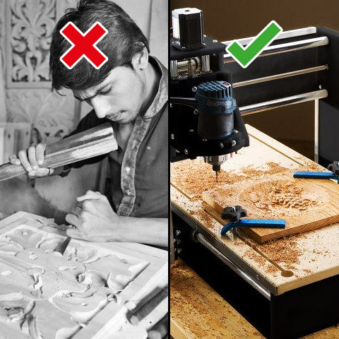 CNC Wood Carving Milling Engraving Machine