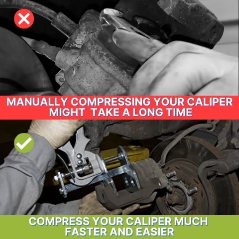 Dual Brake Caliper Compressor Tool