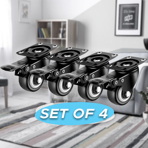 Caster Furniture Swivel Wheels (Set of 4)