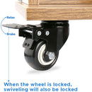 Caster Furniture Swivel Wheels (Set of 4)
