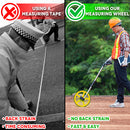 Using a measuring tape VS using our collapsible measuring wheel