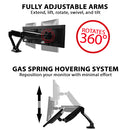 22lb Dual Monitor Mount