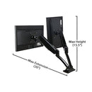 22lb Dual Monitor Mount