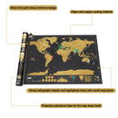 Deluxe Edition World Scratch Map