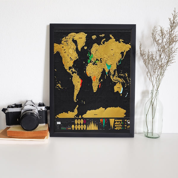 Deluxe Edition World Scratch Map
