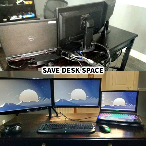 Dual Monitor Desk Mount
