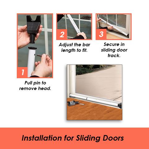 Dual Function Security Door Jammer (2-Pack)