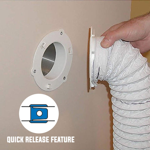 Quick Release Feature of 4 inch dryer dock