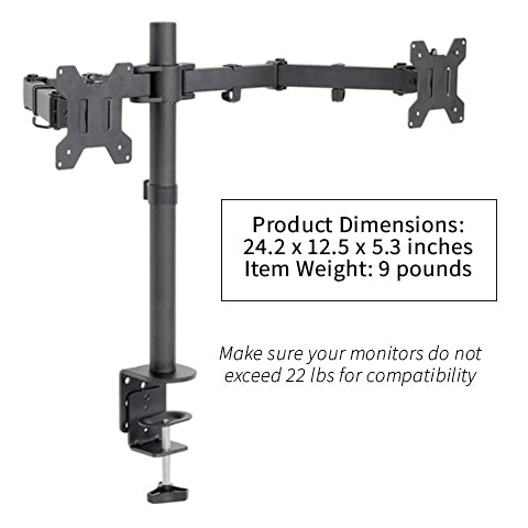Dual Monitor Desk Mount